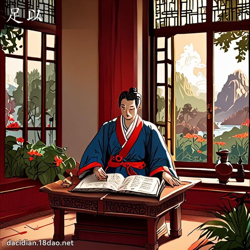 足以 - 国语大辞典配图