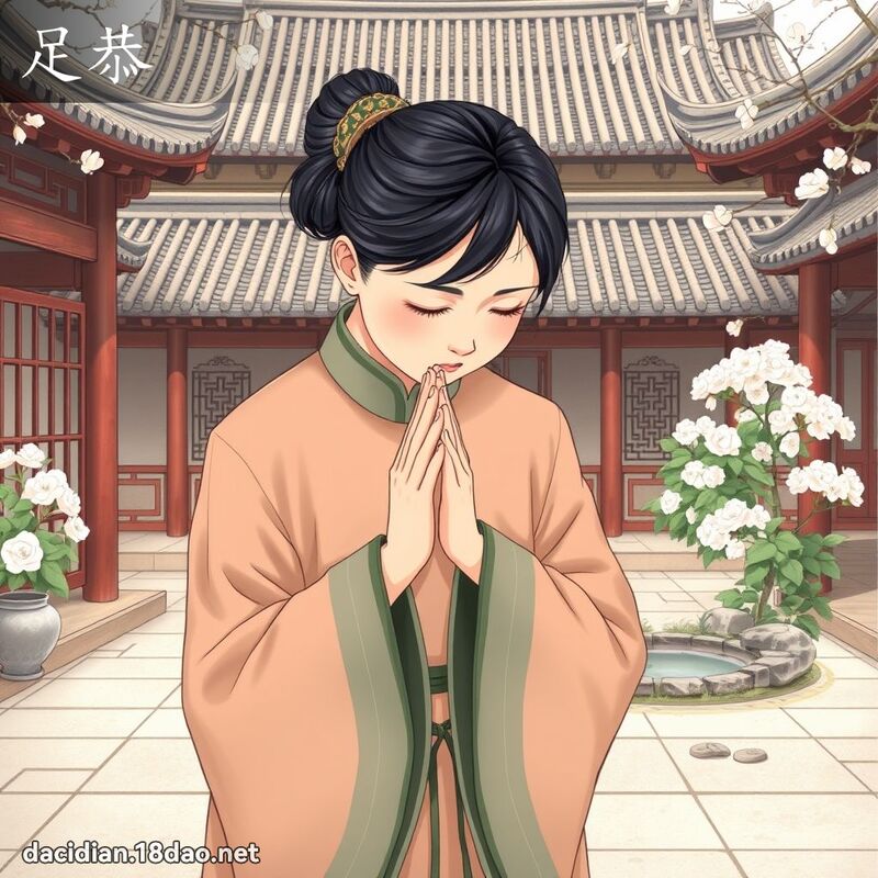 足恭 - 國語大辭典配圖