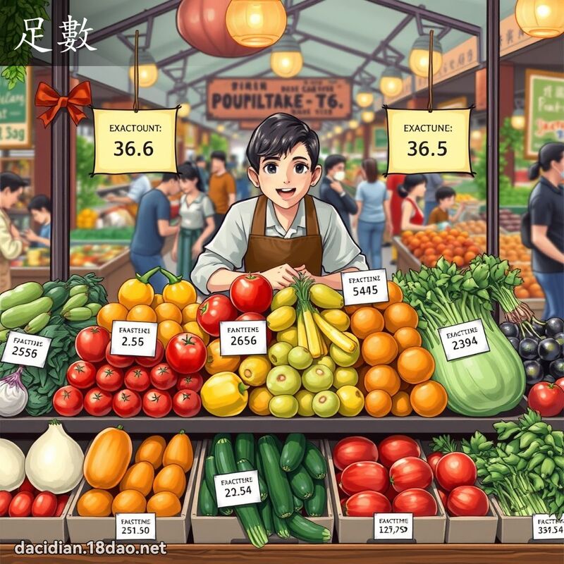 足數 - 國語大辭典配圖