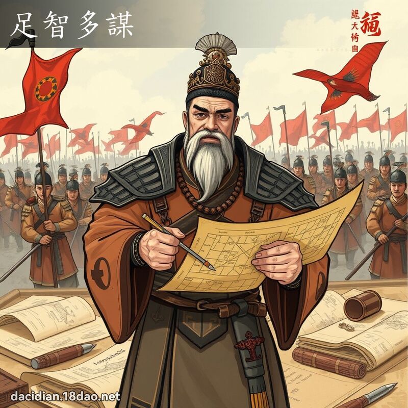 足智多謀 - 國語大辭典配圖