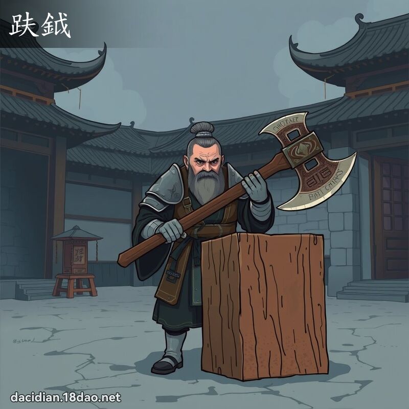 趺鉞 - 国语大辞典配图