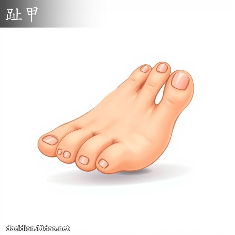 趾甲 - 国语大辞典配图
