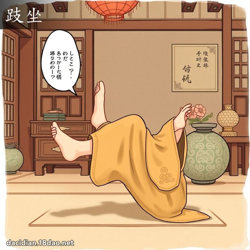 跂坐 - 國語大辭典配圖