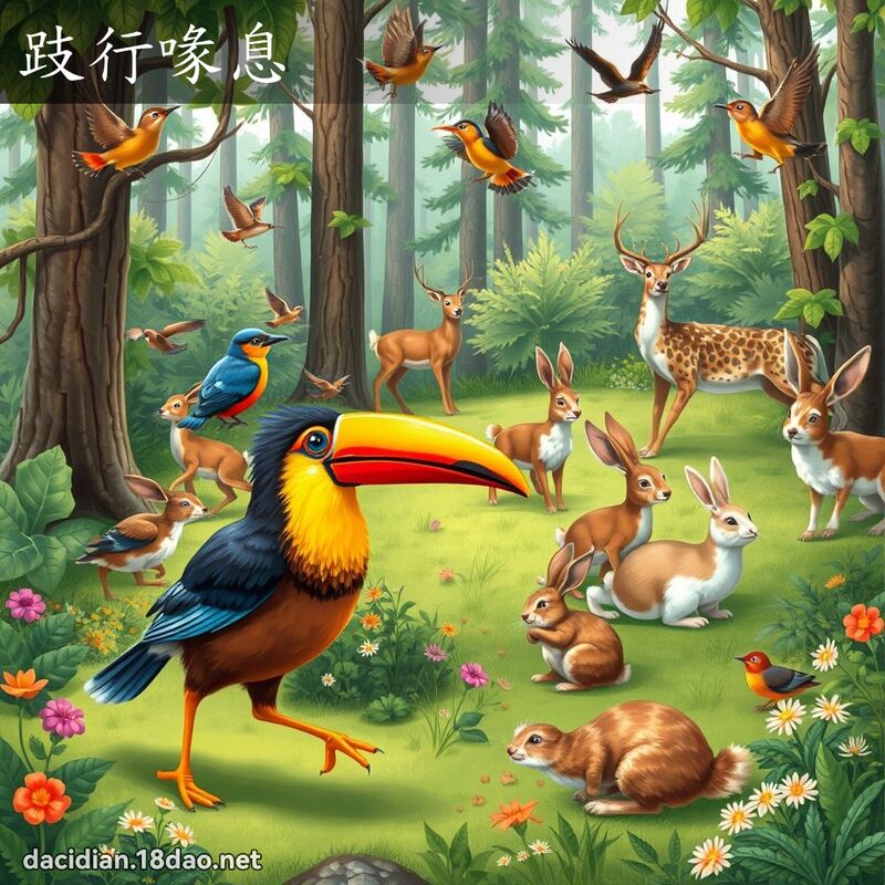 跂行喙息 - 国语大辞典配图