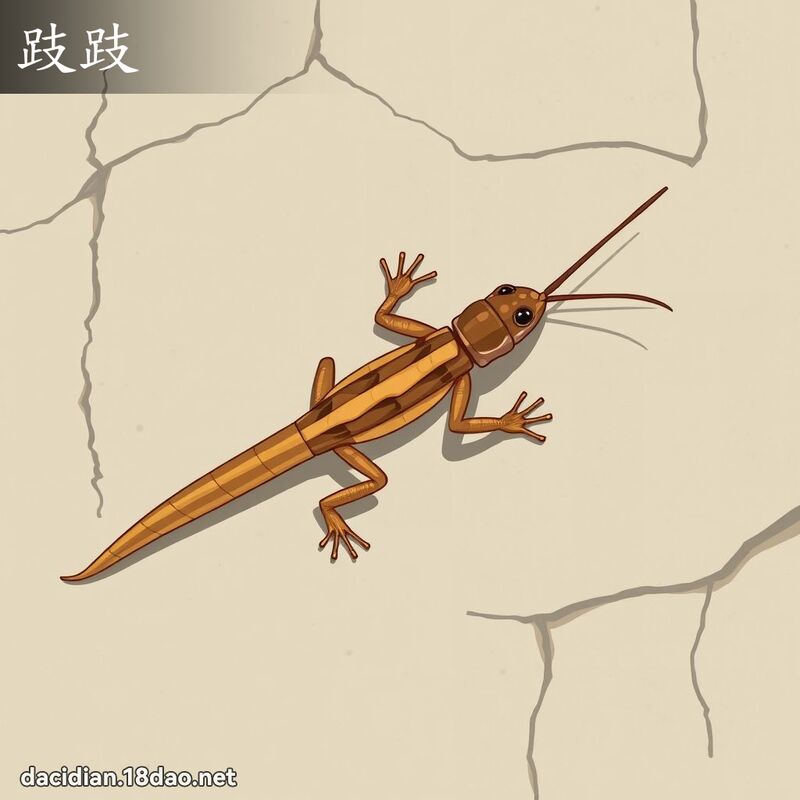 跂跂 - 国语大辞典配图