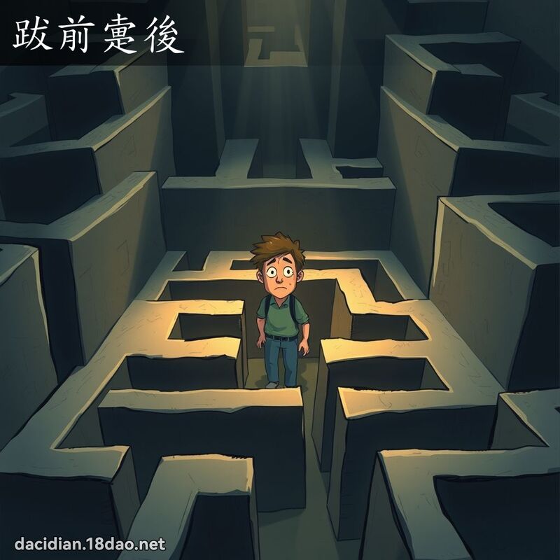跋前疐後 - 國語大辭典配圖
