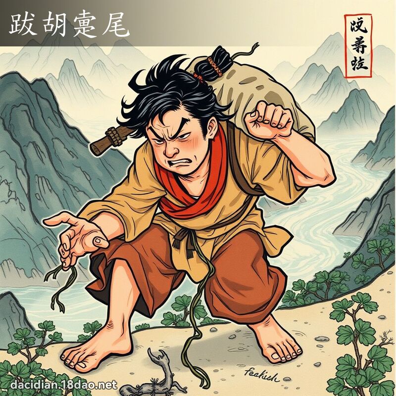 跋胡疐尾 - 国语大辞典配图