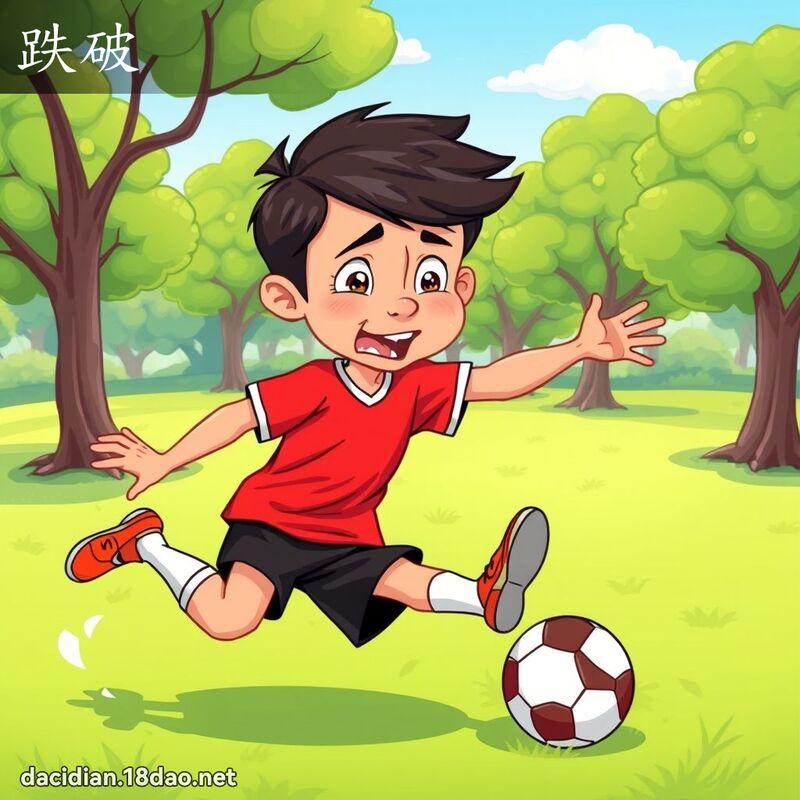 跌破 - 国语大辞典配图