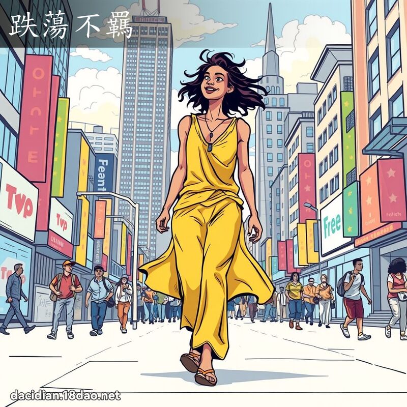 跌蕩不羈 - 國語大辭典配圖