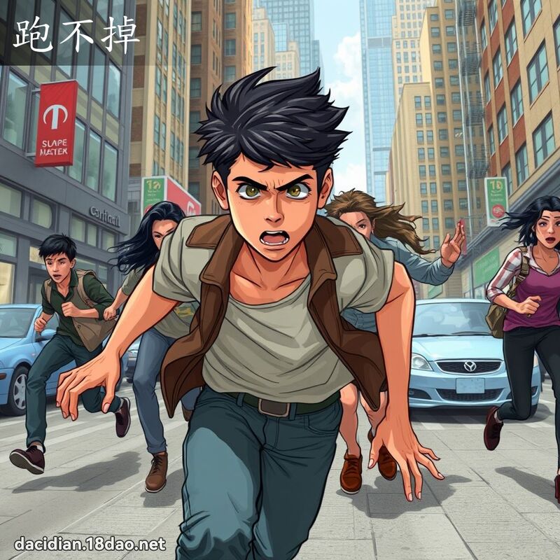 跑不掉 - 國語大辭典配圖