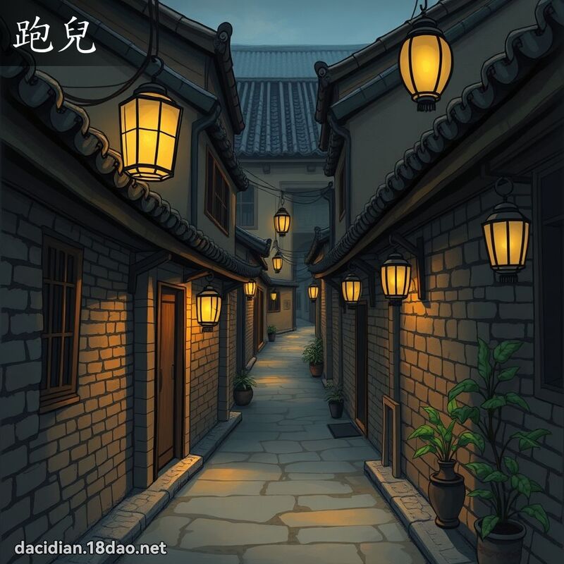 跑兒 - 國語大辭典配圖