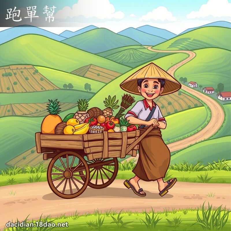 跑單幫 - 國語大辭典配圖