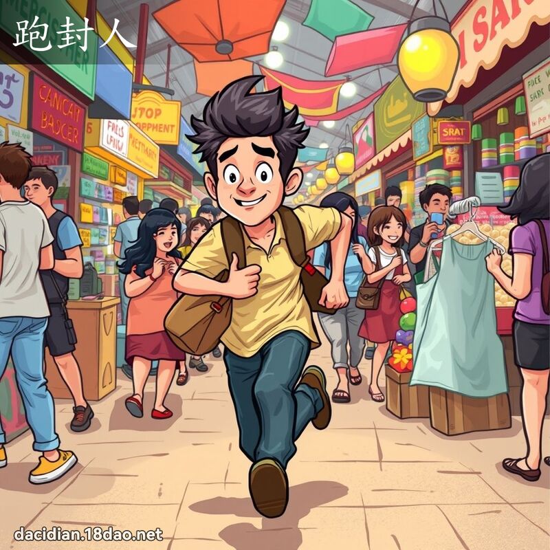 跑封人 - 國語大辭典配圖