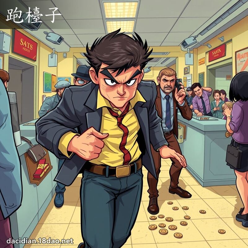 跑台子 - 国语大辞典配图