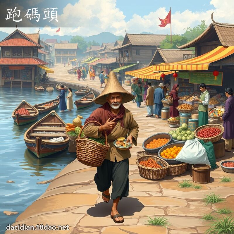 跑码头 - 国语大辞典配图