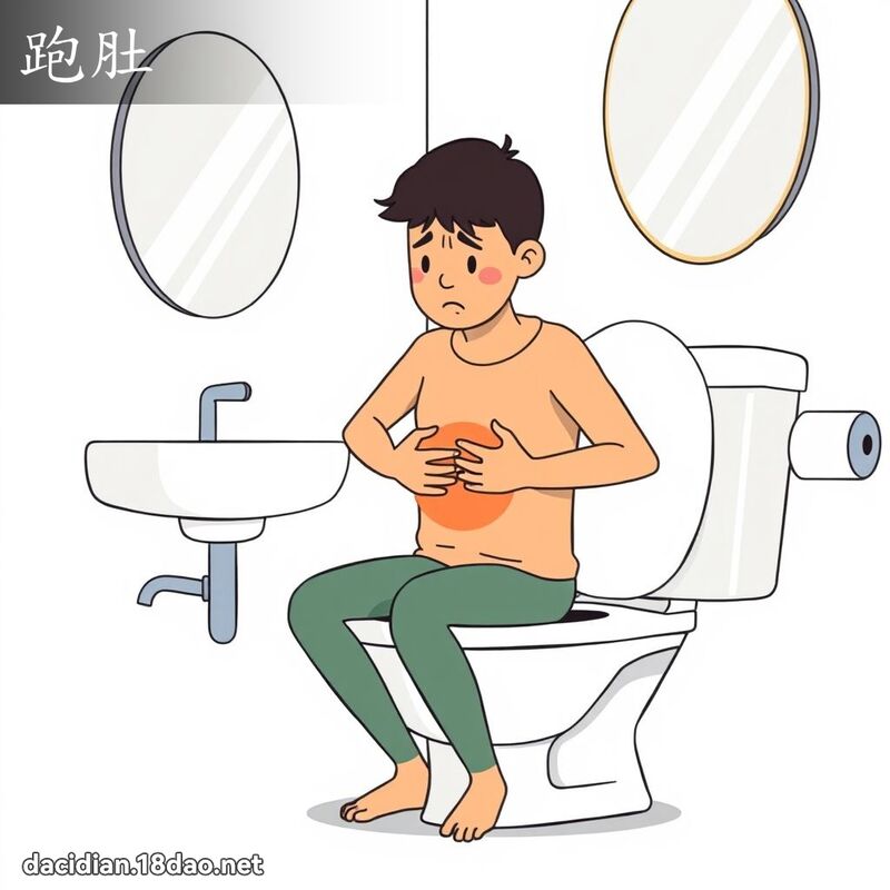 跑肚 - 國語大辭典配圖