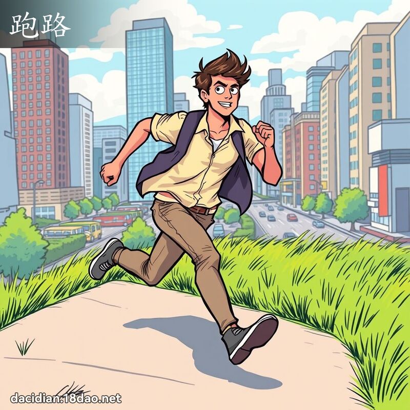 跑路 - 國語大辭典配圖