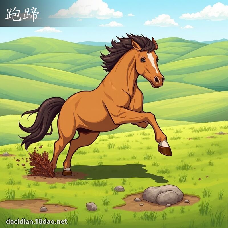 跑蹄 - 國語大辭典配圖