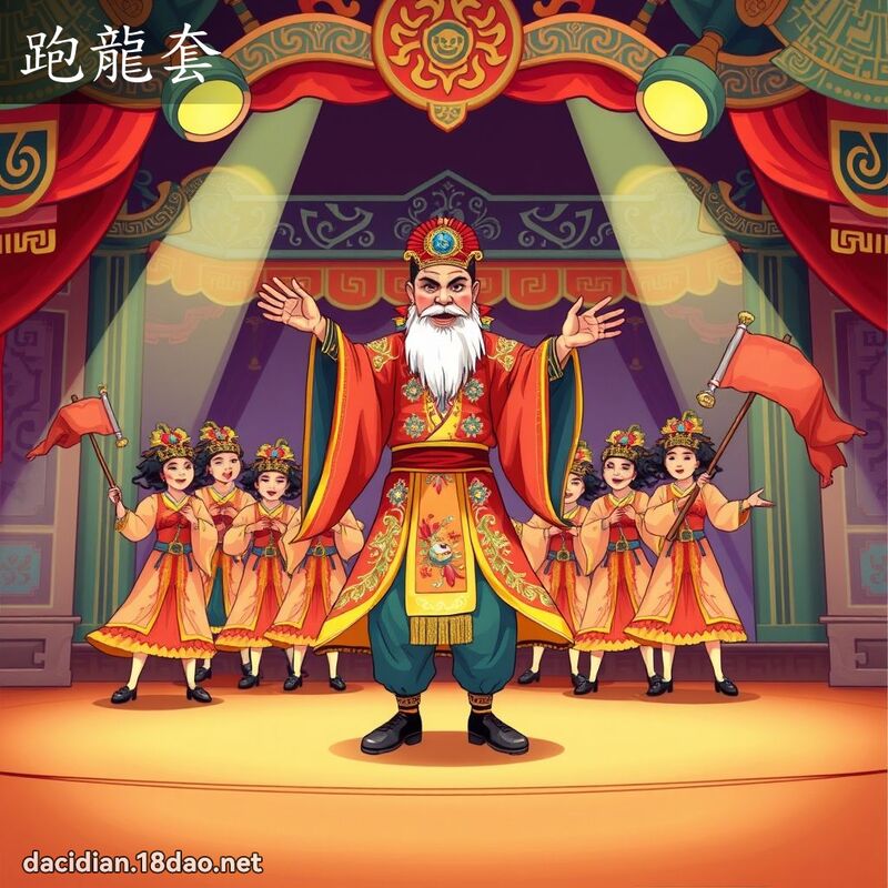 跑龍套 - 國語大辭典配圖