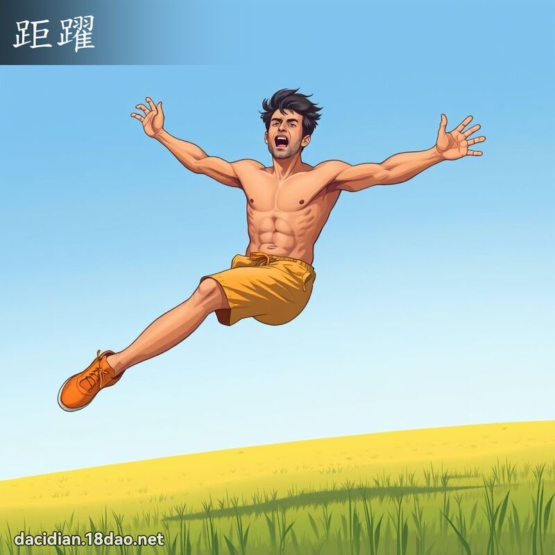 距跃 - 国语大辞典配图