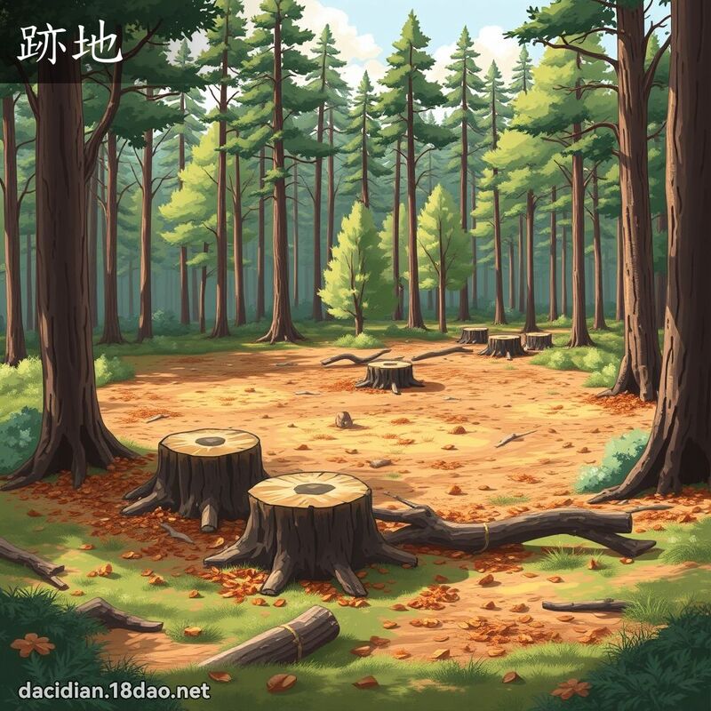 跡地 - 国语大辞典配图
