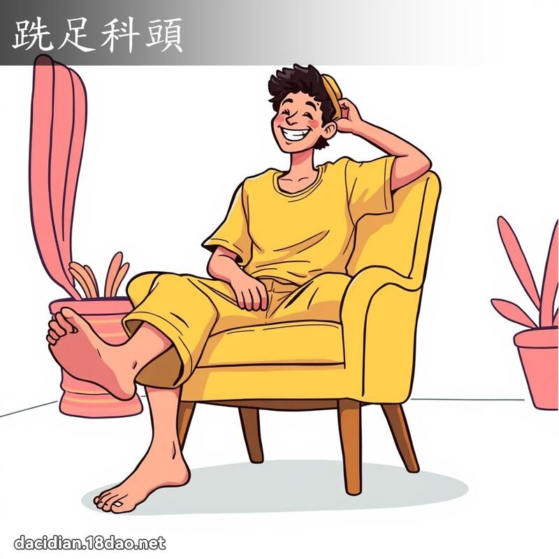 跣足科头 - 国语大辞典配图