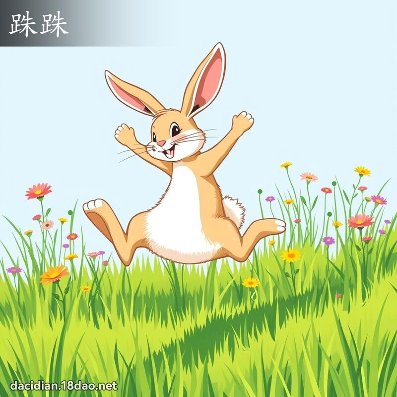 跦跦 - 国语大辞典配图