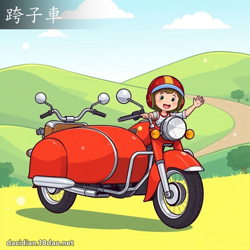 跨子车 - 国语大辞典配图