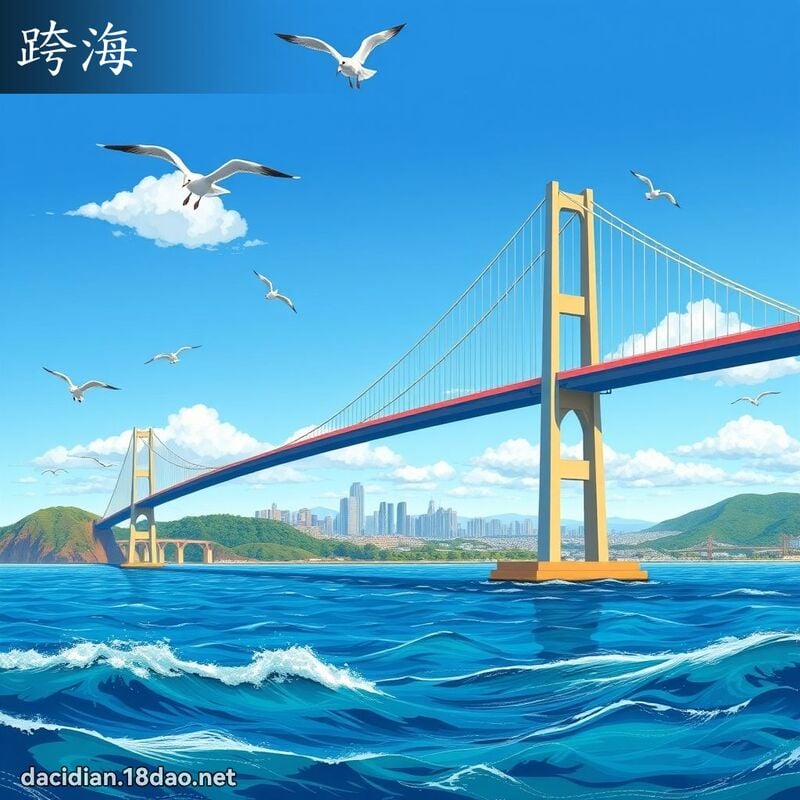 跨海 - 国语大辞典配图