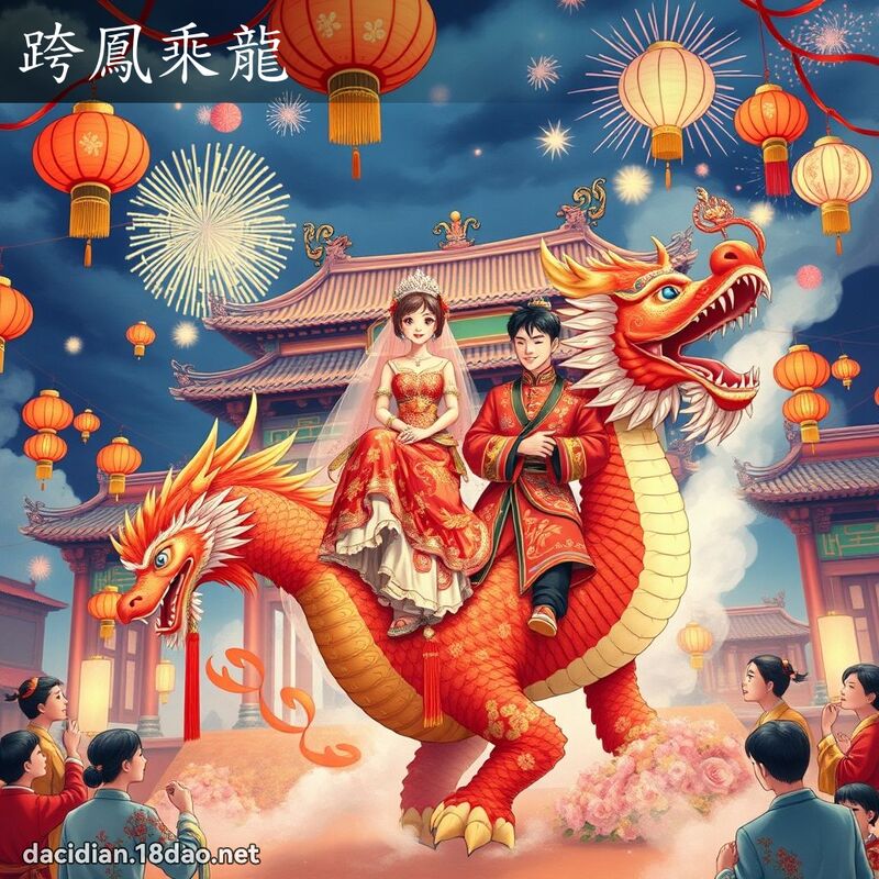 跨鳳乘龍 - 國語大辭典配圖