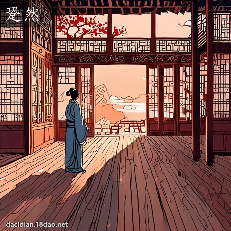 跫然 - 國語大辭典配圖