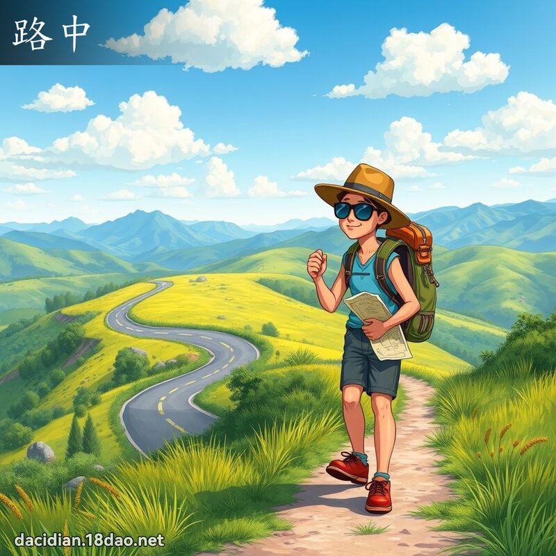 路中 - 国语大辞典配图