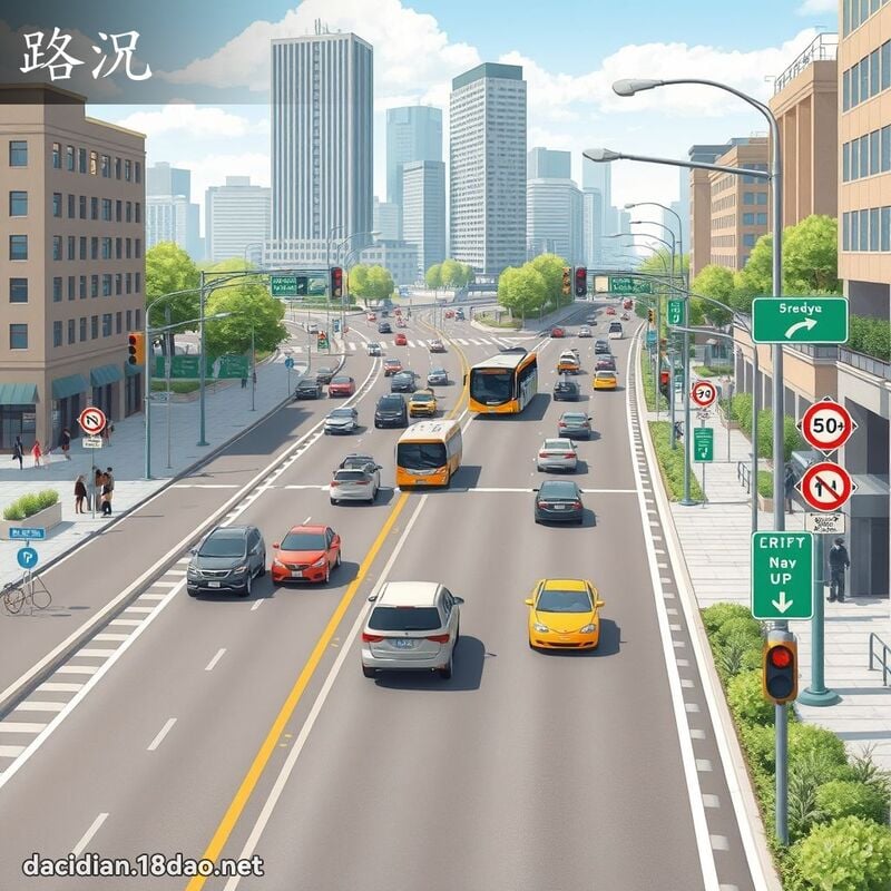 路况 - 国语大辞典配图