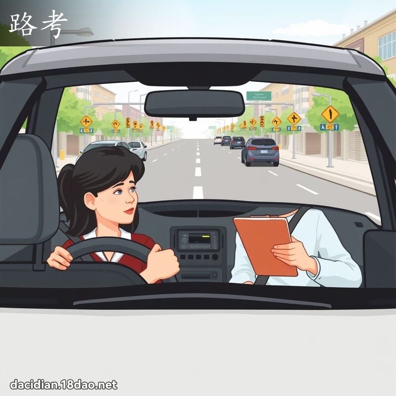 路考 - 國語大辭典配圖