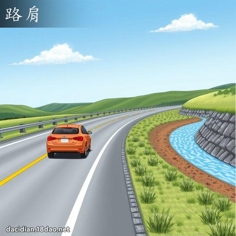 路肩 - 國語大辭典配圖
