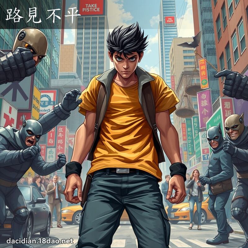 路见不平 - 国语大辞典配图