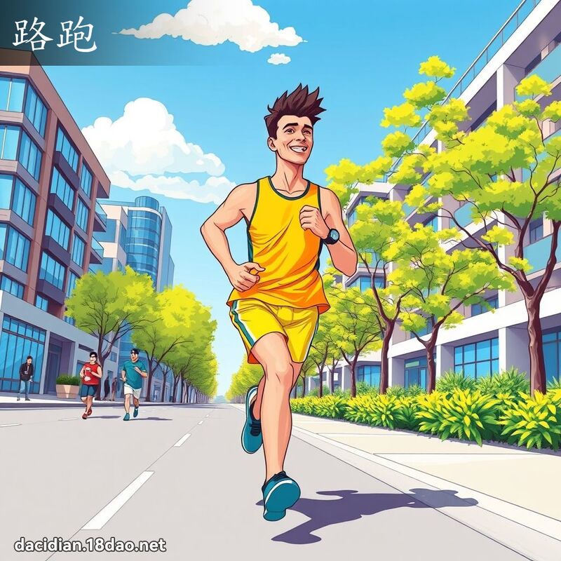 路跑 - 國語大辭典配圖