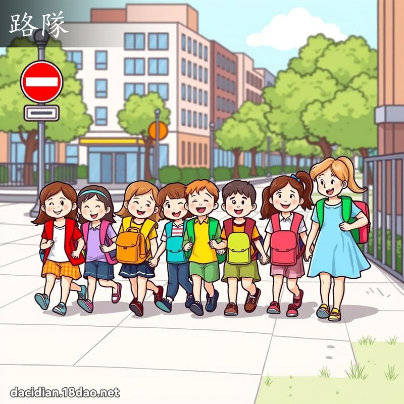 路队 - 国语大辞典配图