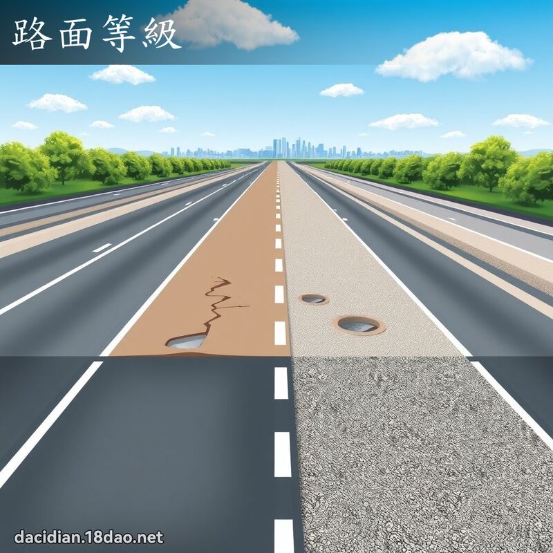 路面等級 - 國語大辭典配圖