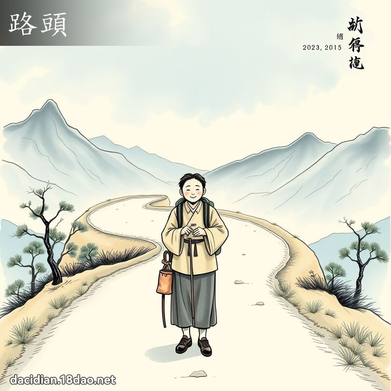 路頭 - 國語大辭典配圖