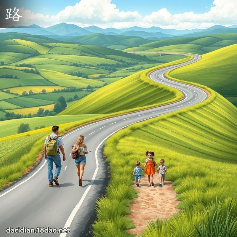 路 - 國語大辭典配圖