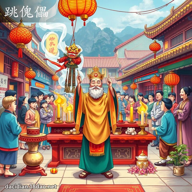 跳傀儡 - 國語大辭典配圖