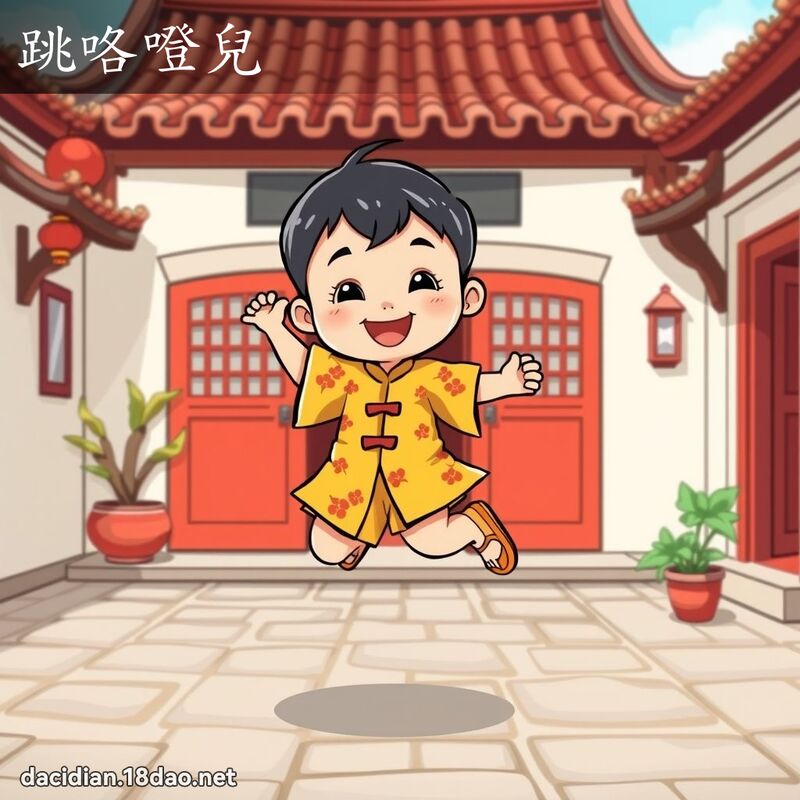 跳咯噔兒 - 國語大辭典配圖