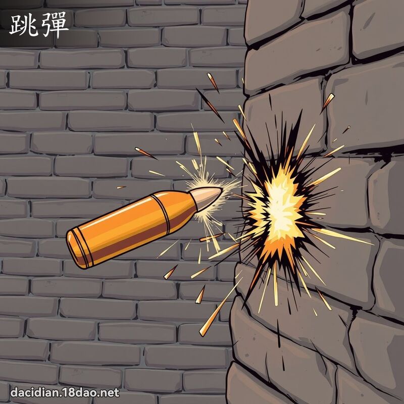 跳彈 - 國語大辭典配圖