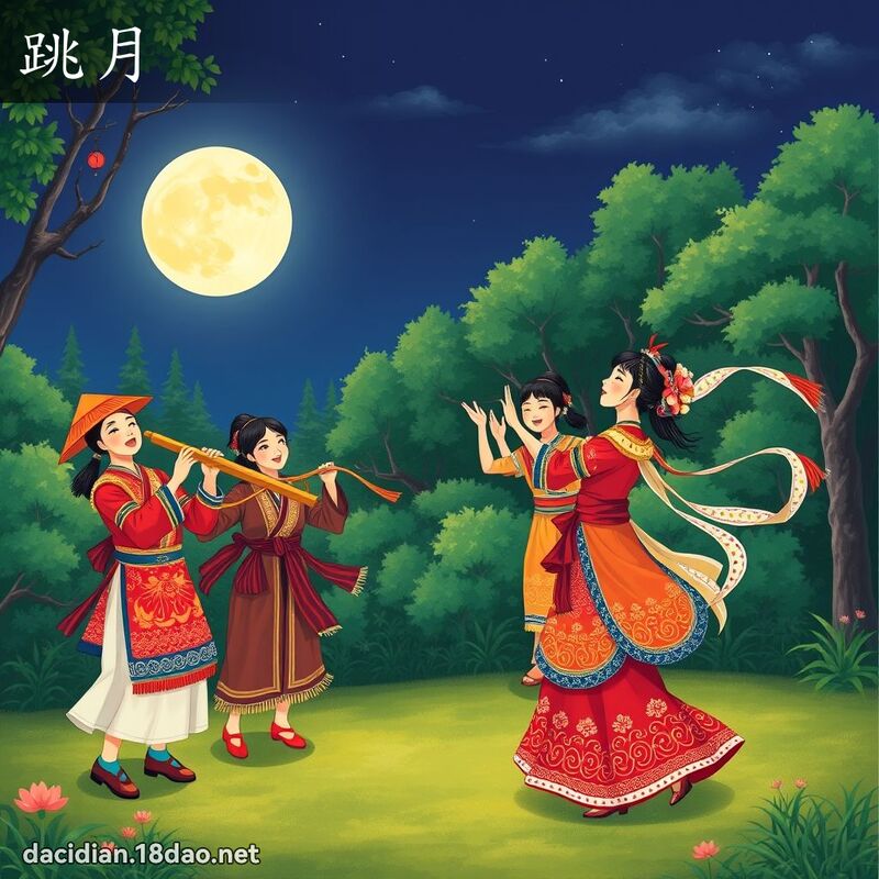跳月 - 國語大辭典配圖