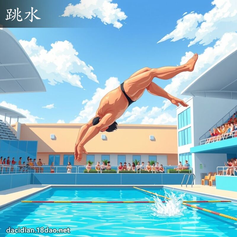 跳水 - 國語大辭典配圖