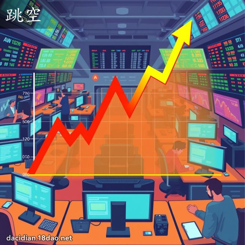 跳空 - 國語大辭典配圖