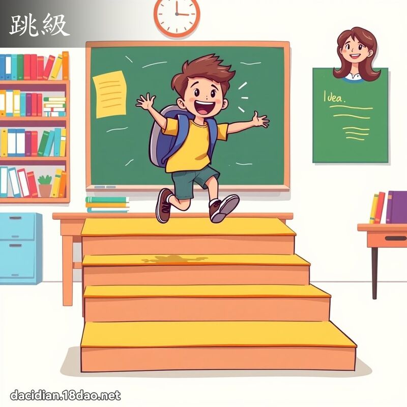 跳級 - 國語大辭典配圖