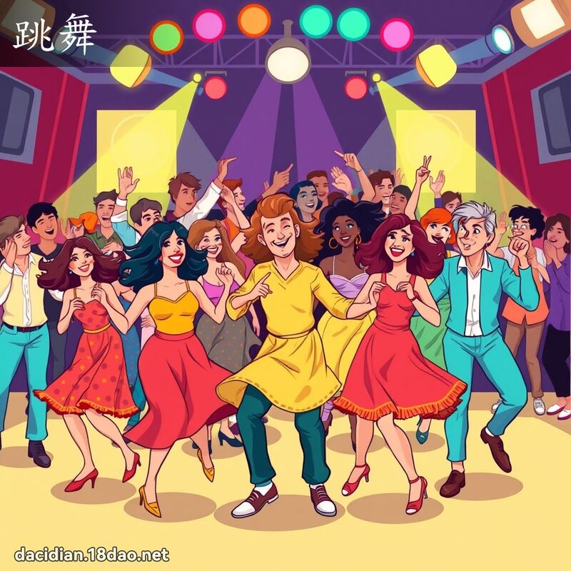 跳舞 - 國語大辭典配圖