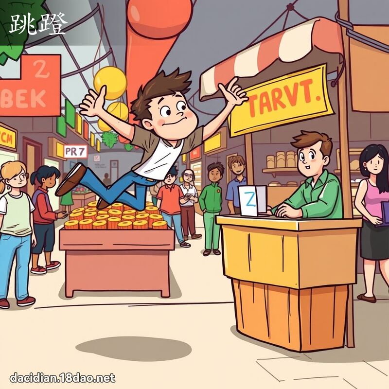 跳蹬 - 國語大辭典配圖